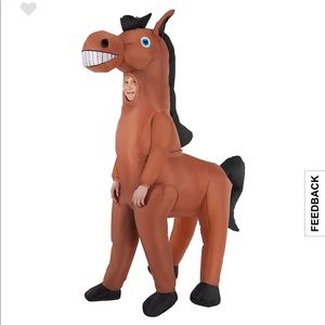 Inflatable kids Horse costume